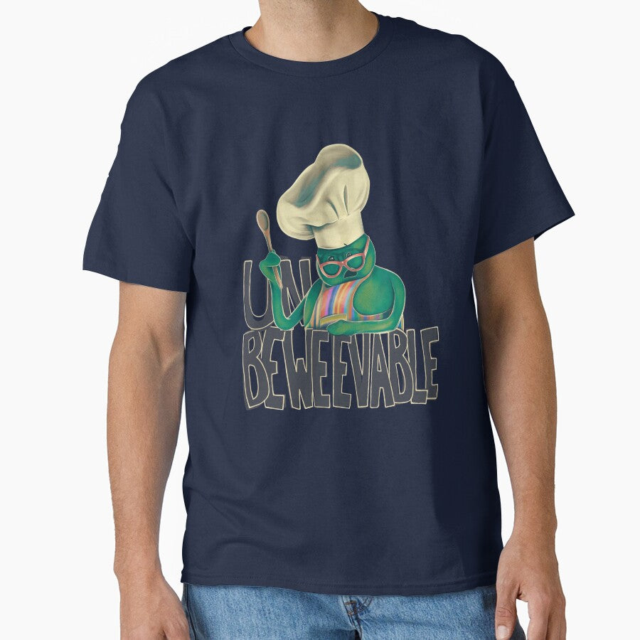 Illustrated Tiny Chef (Unbeweevable) T-Shirt by jeffective