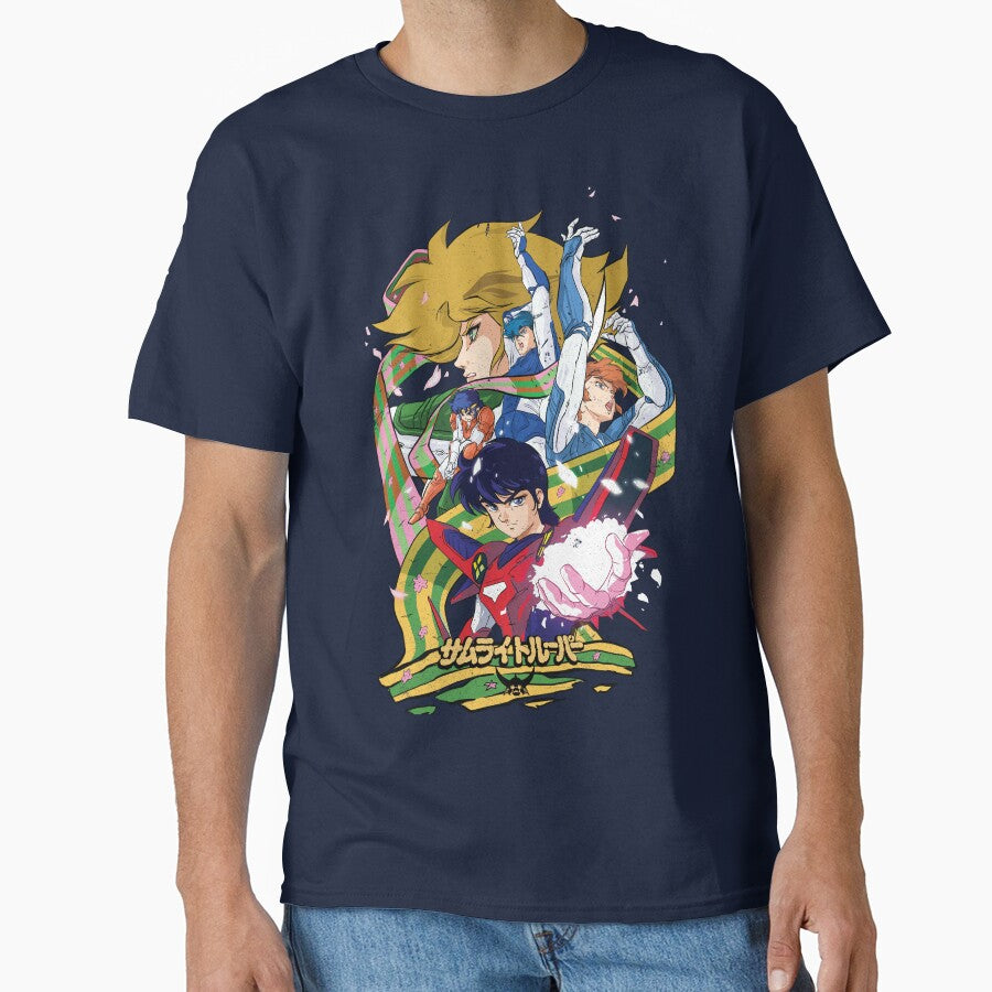 SAMURAI TROOPERs | Classic Vintage 80s Anime Style Textured by SALENTOmadness