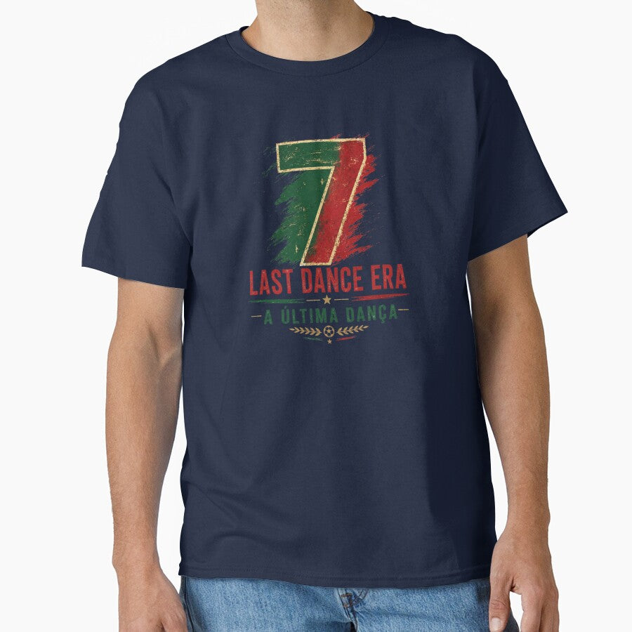 Portugal Football Fan Vintage Number 7 Retro Sports Design | Last Dance Era by Arthaven10 ⭐⭐⭐⭐⭐