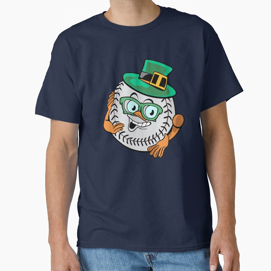 Boys Baseball St Patricks Day Ball T-Shirts Classic T-Shirt Hoodie, Sweatshirt | PureTeeCo.com