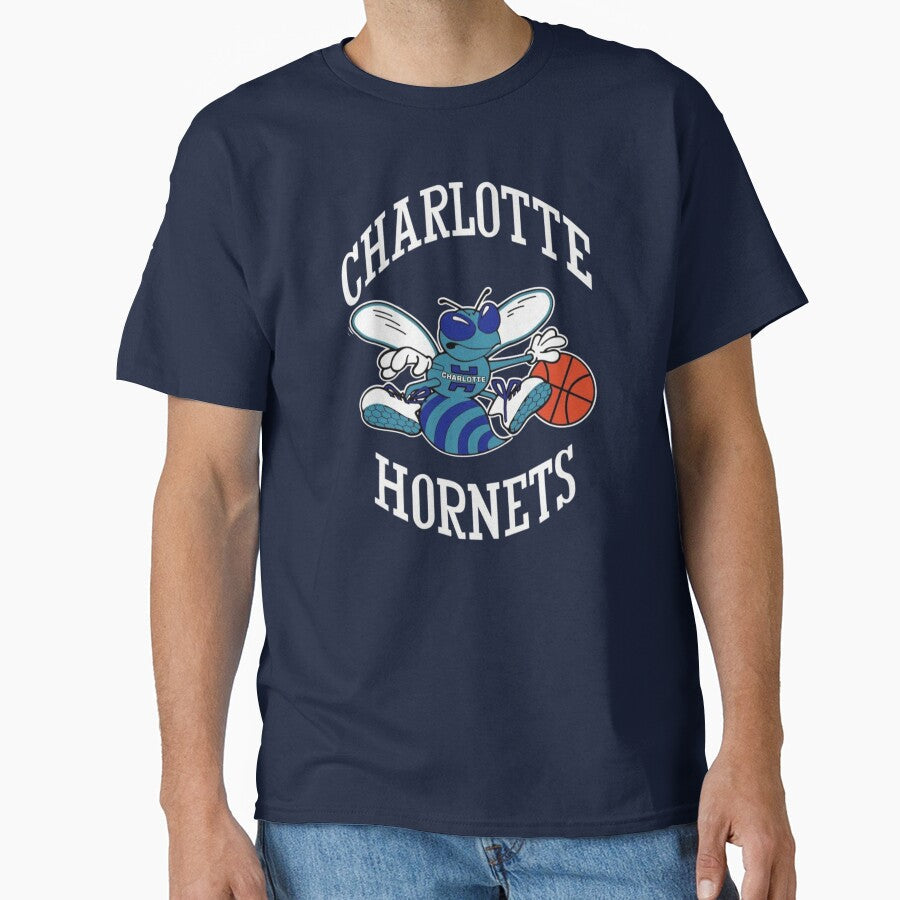 Charlotte Hornets Classic T Shirt Hoodie, Sweatshirt | PureTeeCo.com