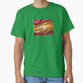 Spain Football Wave Design | Spanish Soccer Fan Minimal Artwork by Adham2001