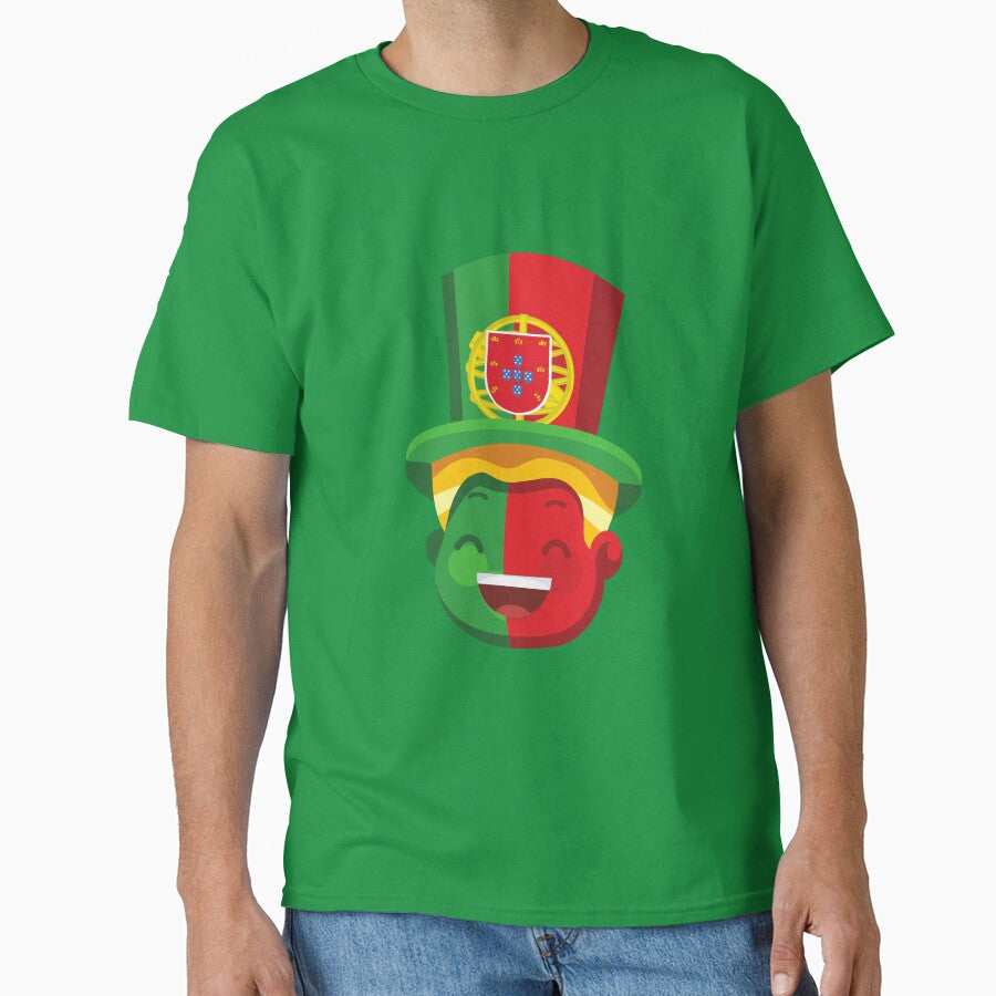 Festive Portugal Fan - Portuguese Flag Face Paint & Hat by debbiebento