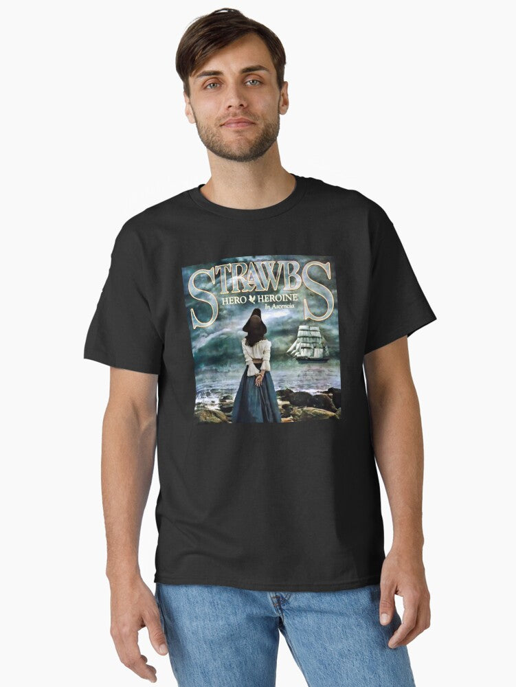 Strawbs - Hero ~ Heroine In Ascencia Classic T-Shirt Hoodie, Sweatshirt | PureTeeCo.com (Image 1)