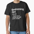 Swimming Girl Definition Funny & Sassy Sports Design by yesqueen