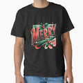 Merry Christmas Varsity Letters – Festive Holiday Design by artedigital99