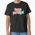 Força Portugal Football Fan Typography Portuguese Soccer Supporter Design by nunkioceani