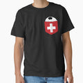 Football Switzerland in the breast pocket by peter2art