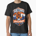 Netherlands Football Emblem, Dutch Soccer Fan Badge by Jandedan