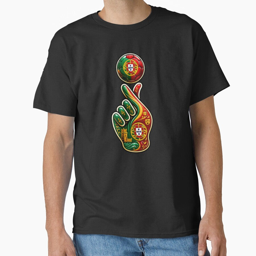 Portugal Soccer Fan Design | Portuguese Football Gift | Portugal Supporter Art | Football Lover Shirt | Soccer Player Gift | World Cup Inspired Graphic by thesmilngnature
