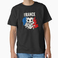 France Soccer Player French Flag Skull Football by anziehend