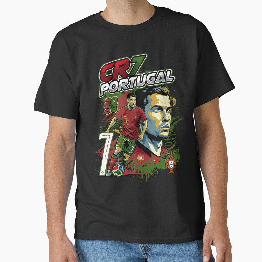 CR7 2026 World Cup Legacy – Cristiano Ronaldo Portugal Football Icon by JoisDraw