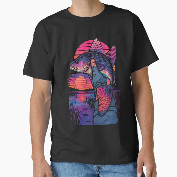 "Dad's Fishing Day" Outdoor Father's Day Fishing Tee Gift for Men Graphic Shirt | Sticker Classic T-Shirt... (Image 2)