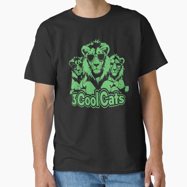 "3 Cool Cats" – Lion Crew Graphic Design Sherbert Flavour Classic T-Shirt