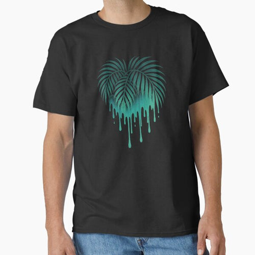 "Dripping Tropics: Surreal Palm " Classic T-Shirts, Hoodie, Sweatshirt
