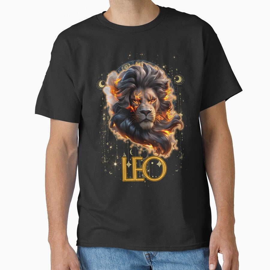 Celestials Ii Leo Classic T Shirt Hoodie, Sweatshirt | PureTeeCo.com