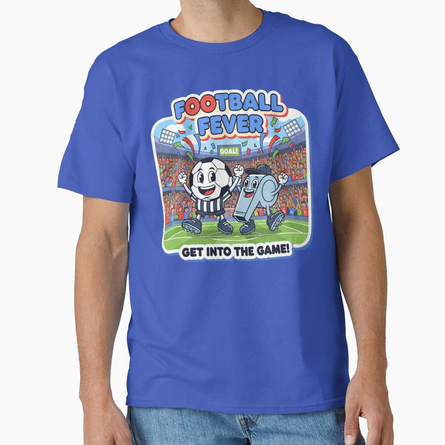Football Fever - Get Into The Game Cute Soccer Cartoon by M.Store