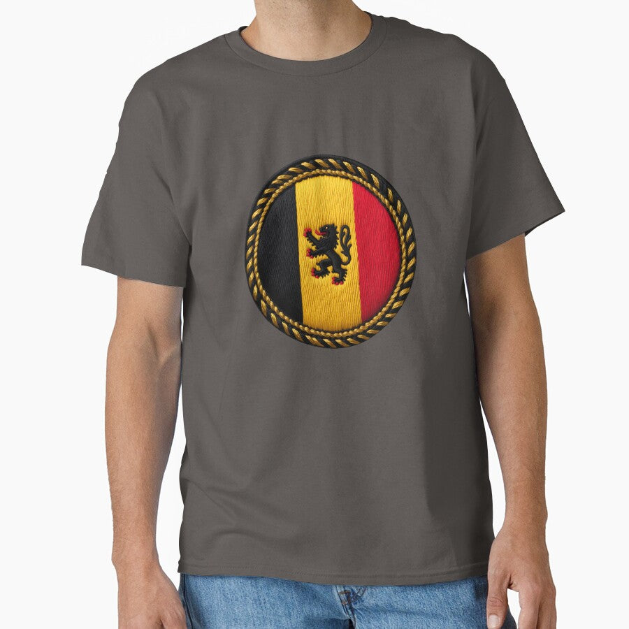 Belgium Flag Patch World Cup by Colorlessandco