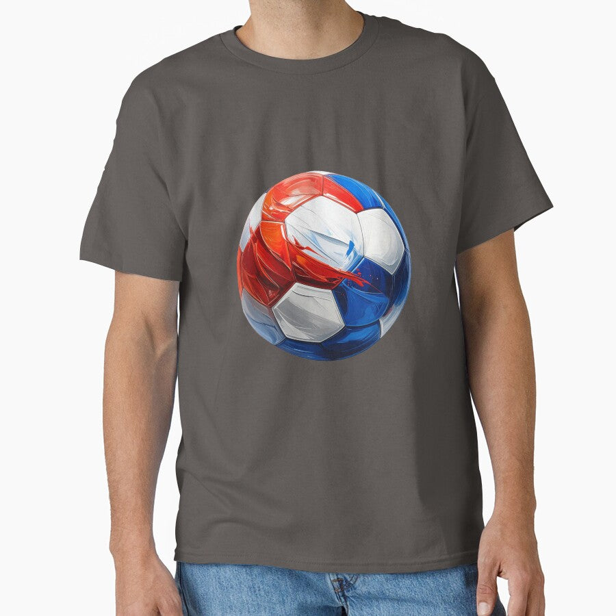 Football in red, white, and blue for Holland by LiskoDesign