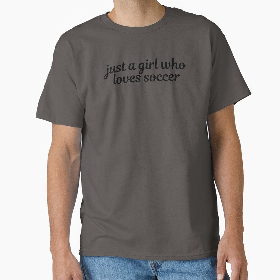 Just A Girl Who Loves Soccer Lover Sports Lover by CCKimShop