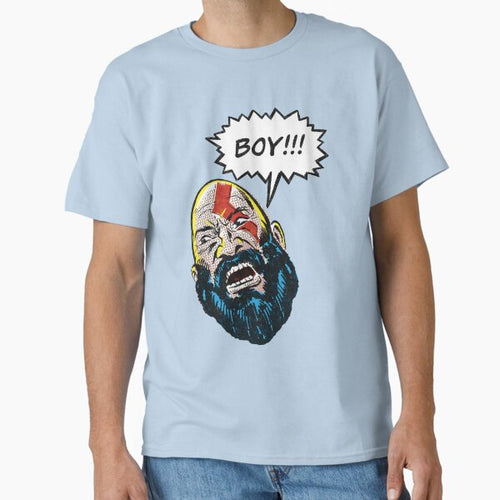 "Boy!!!" Classic T-Shirt Hoodie, Sweatshirt | PureTeeCo.com (Image 2)