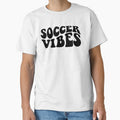 Copy of Copy of Soocer Vibes,soccer mom& soccer ball,design,first day, football mom,mens good,gift for mom by Sophistical