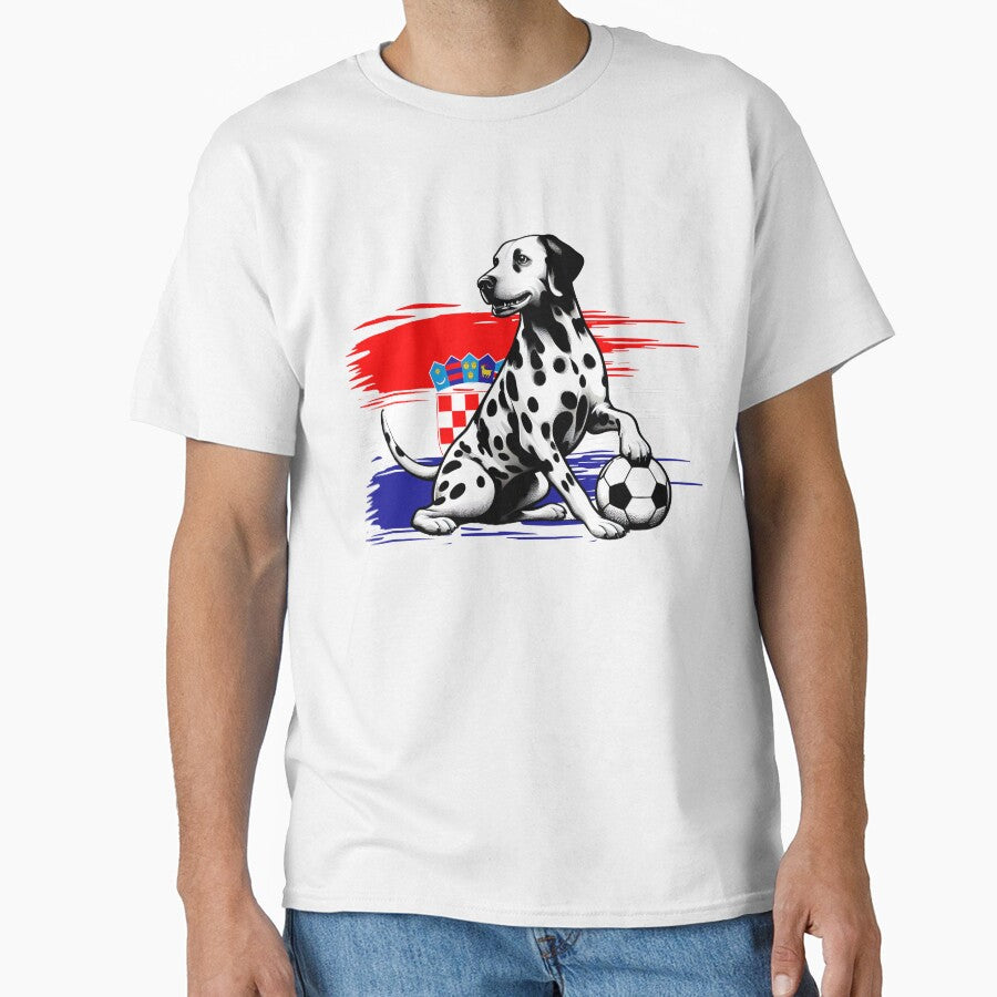 Croatia soccer Flag Dalmatian Dog Patriot of the country by Oz64