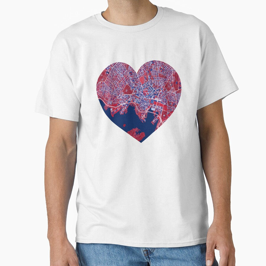 Oslo Heart Map – Norwegian Football Inspired City Art by BottleGnome