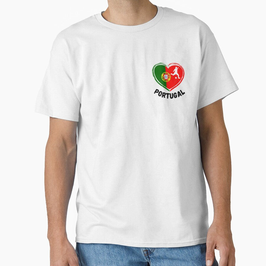 Portugal Football Championship Europe Love Heart by ShirtWardrobe
