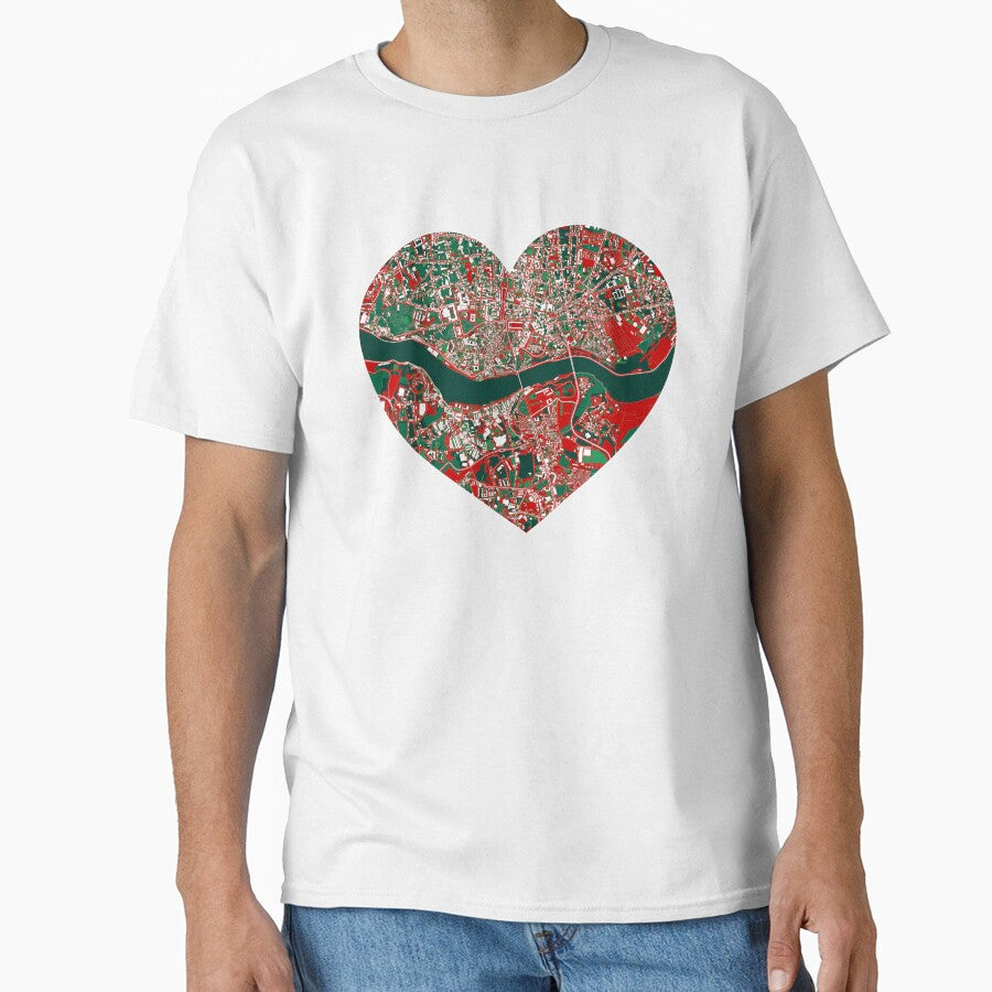 Porto Heart Map – Portuguese Football Inspired City Art by BottleGnome
