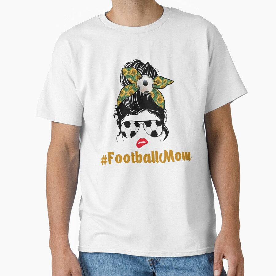 Football Mom For Game Day With Game Day Vibes by manzee