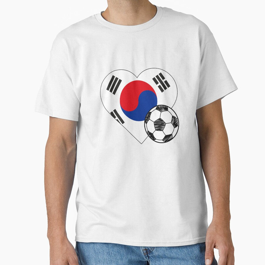 South Korea Soccer Heart Design by FinalScoreClub