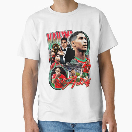 Achraf Hakimi Retro vintage Bootleg tee by graphixpolash