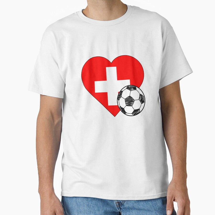 Switzerland Soccer Heart Design by FinalScoreClub