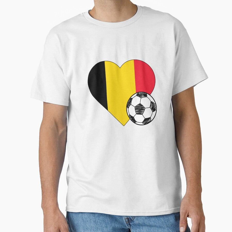 Belgium Soccer Heart Design by FinalScoreClub