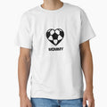 Soccer mommy football heart shape design mother love soccer mother's day gifts by Panda  Art