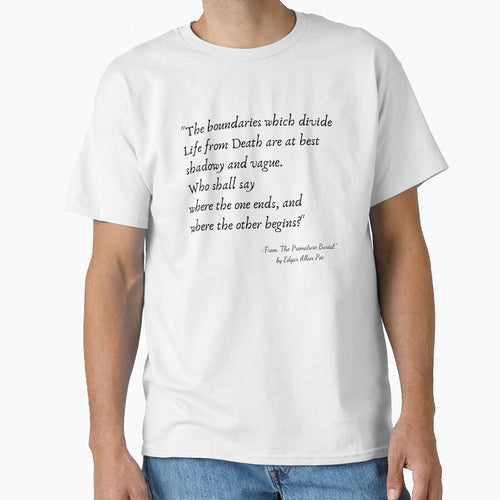 A Quote from "The Premature Burial"  by Edgar Allan Poe by Poemit