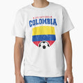 Colombia Football National Flag T Shirt World Soccer Jersey Cup by screenworks