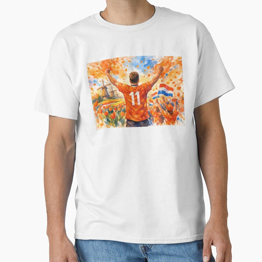 Netherlands Soccer Vibes  Soccer Celebration in Tulip Fields Dutch by BrickByDream