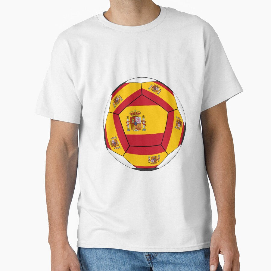 Soccer ball with Spanish flag by siloto