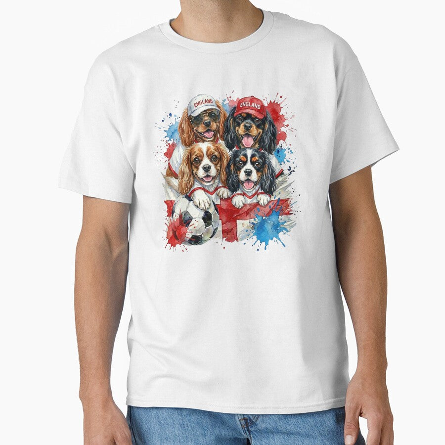 Cavalier King Charles spaniels World Cup England Suppawters by The Suppawters