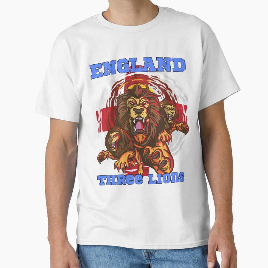 Three Lions England Euros jersey 2020-2021 Hero Lions Euro 2021, England Fan supporters by MERCH HQ