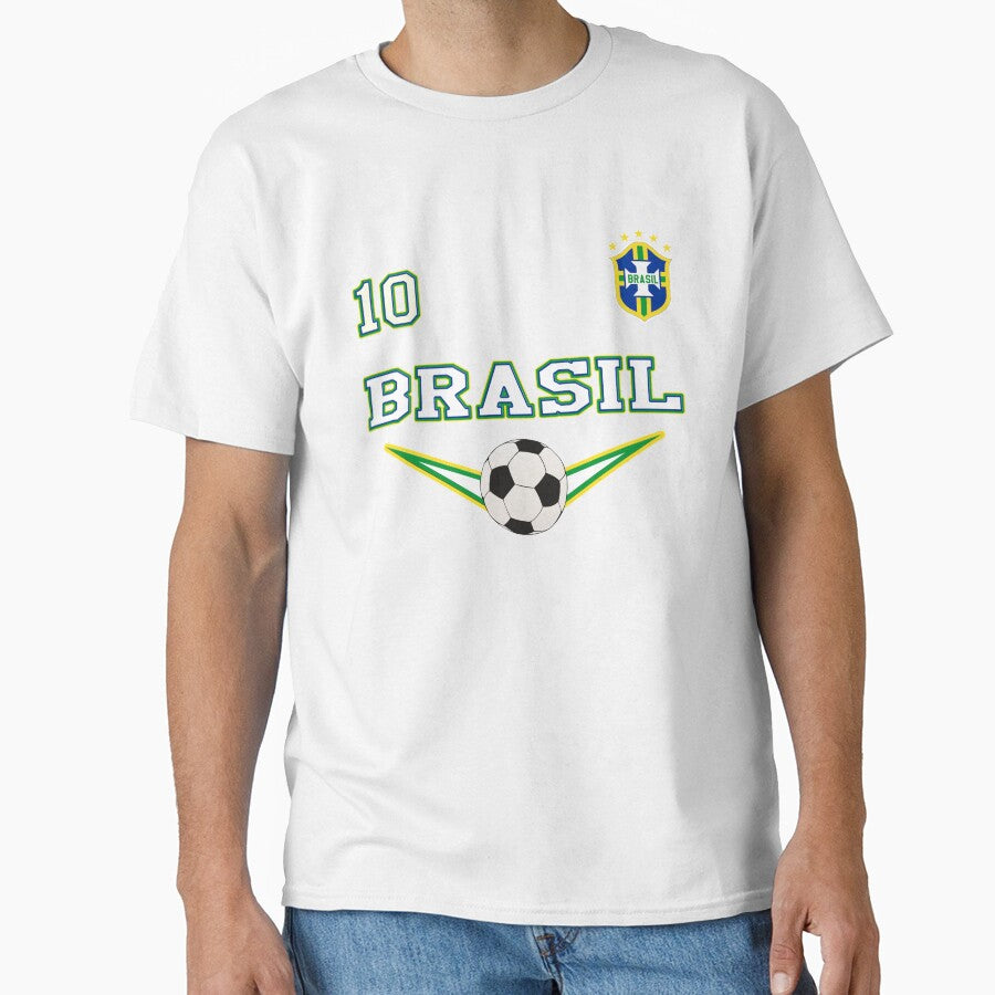 Brasil Brazil Soccer Design with number 10 - Original Sports Apparel by fermo