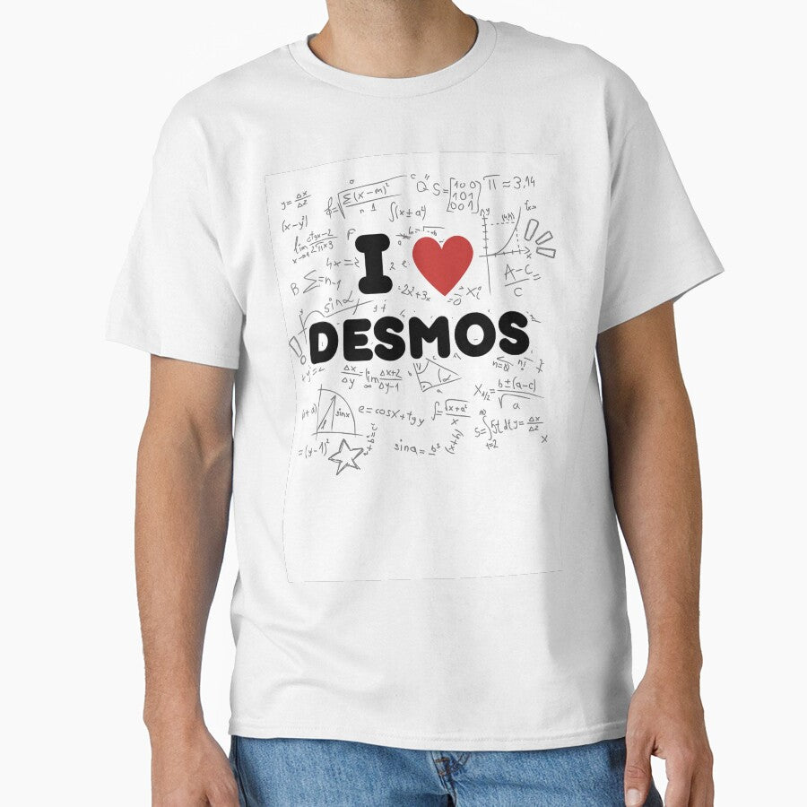 I LOVE DESMOS Official Tee by Caroline Charland