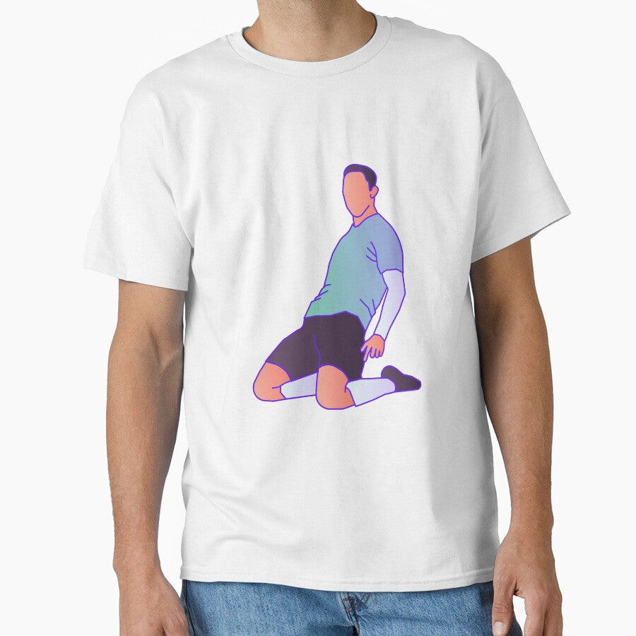 Coloured Celebrating Player 2 | Player Celebration by Football Stickers World