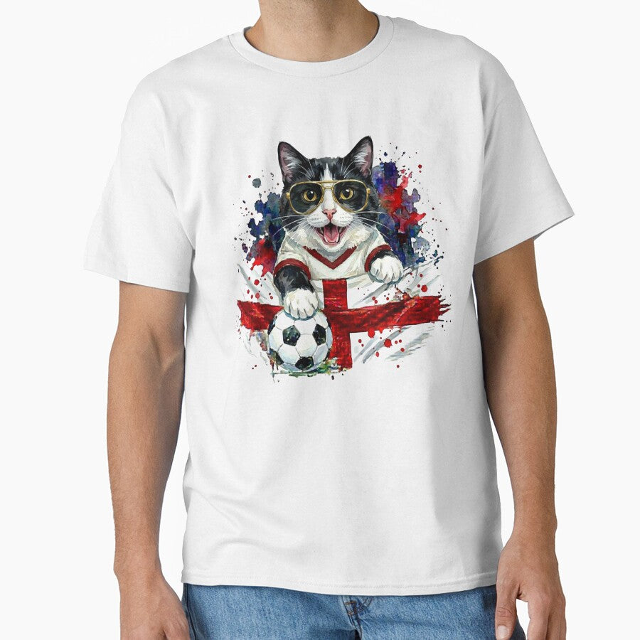 Black and white cat World Cup England Suppawter by The Suppawters