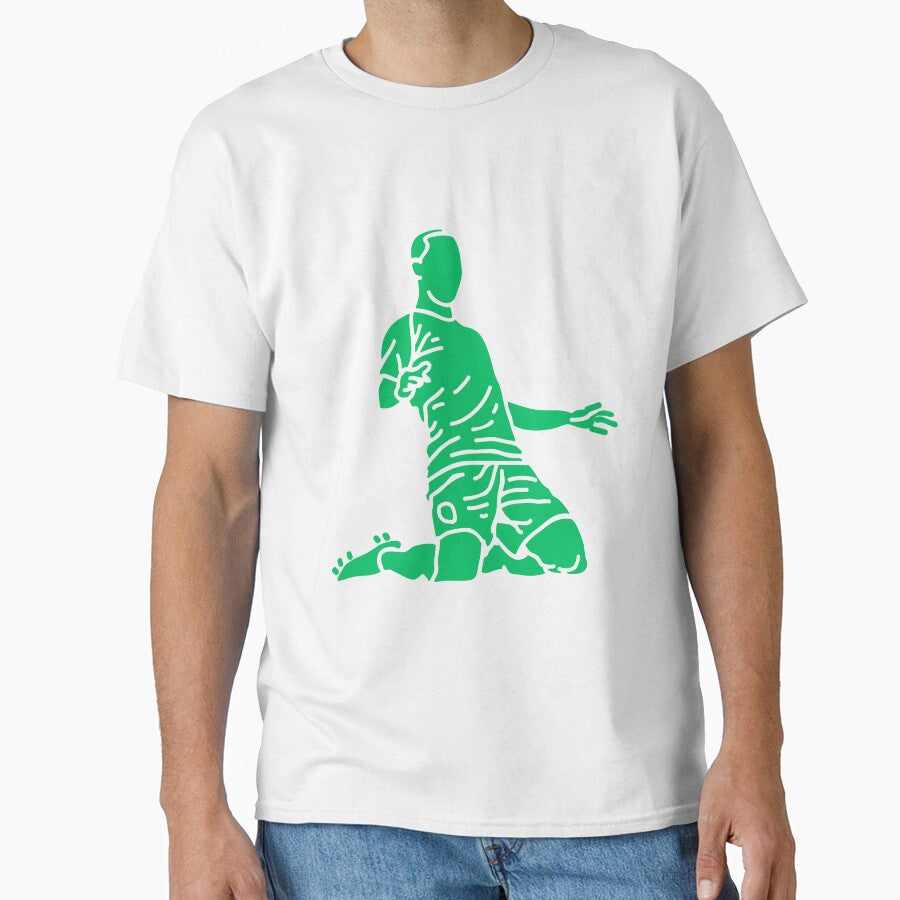 Green Celebrating Player | Player Celebration by Football Stickers World