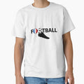 French Football Wordmark – Soccer Ball & Boot Design by thesmilngnature