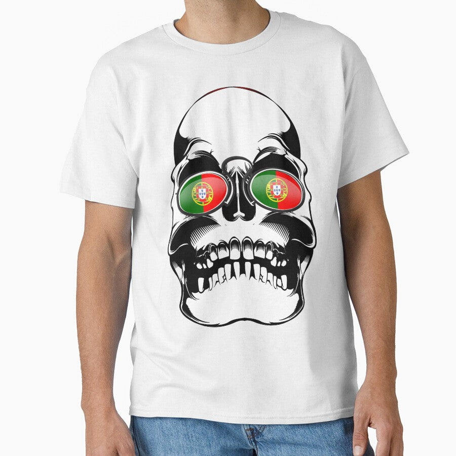 Portugal Soccer 2018 World Cup Skull by emphatic