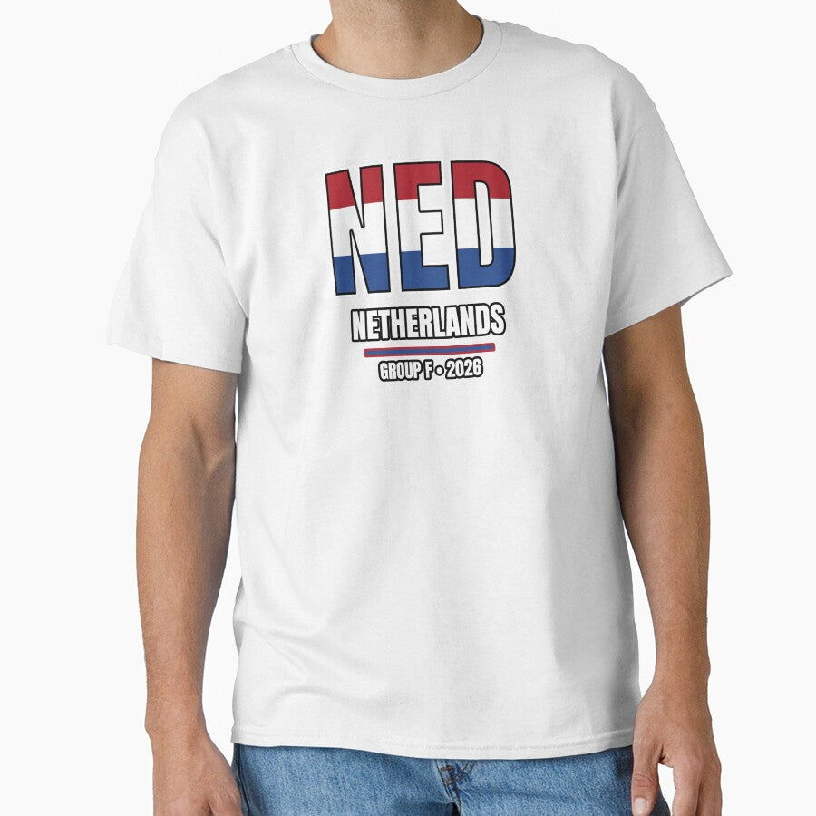 Netherlands 2026 Football Shirt | NED Netherlands Soccer Fan Apparel | Netherlands National Team Supporter Tee | Football 2026 Gift by The Hairy Melon